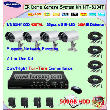 4CH Home Security Surveillance Systems kits HT-6204T